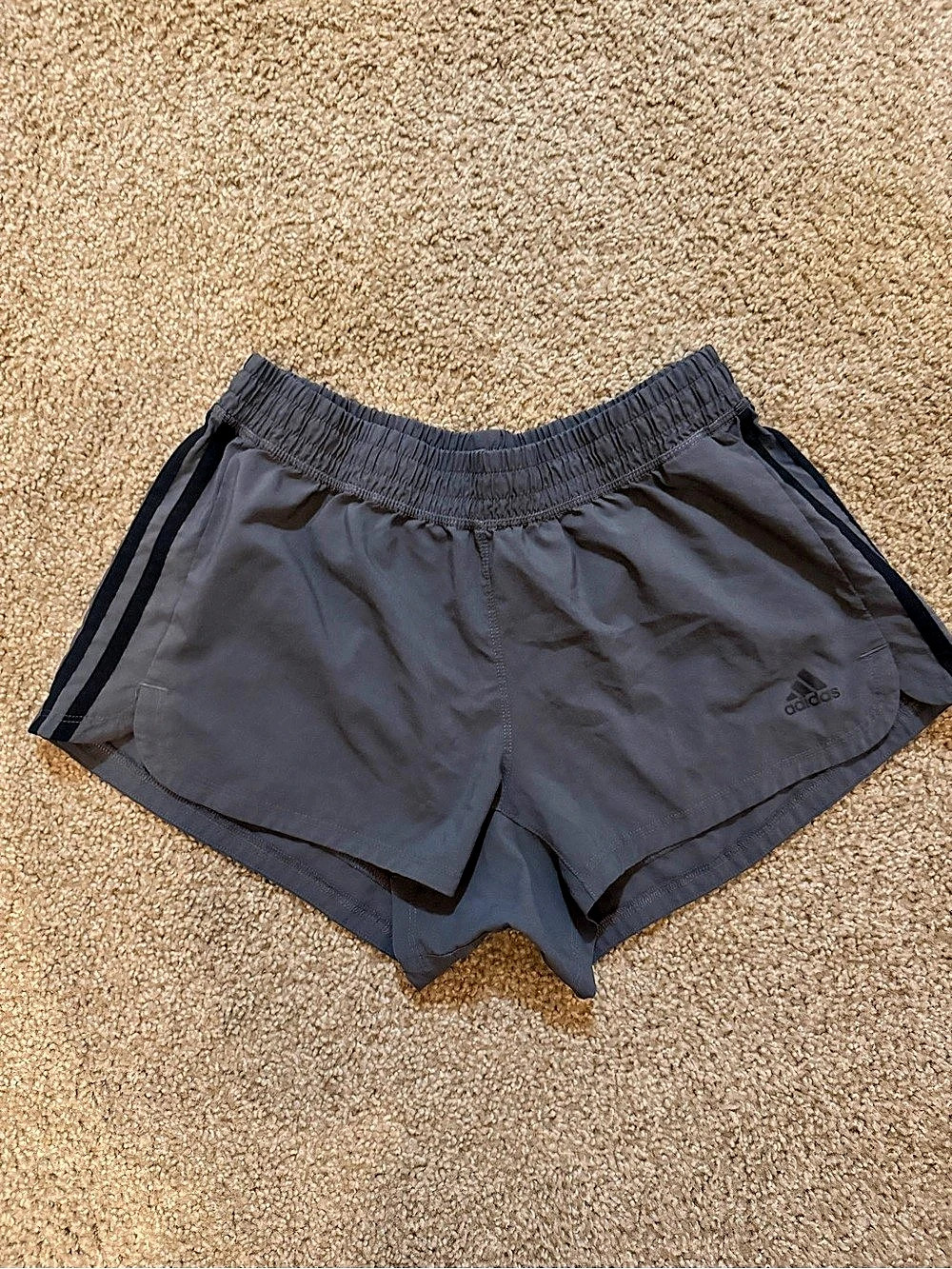 Women’s Adidas Athletic Shorts, Gray